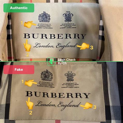 burberry coat fake vs real